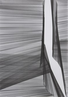 Lydia Wilhelm: Modulierung. 2017, Bleistift auf Papier, 101x70 cm