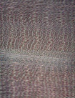 Maureen Kägi: o.T., 2017, Pigmentliner und Acryl auf Leinwand, 245x190 cm