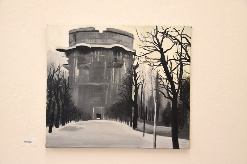 Alexandra Wacker: Augarten, 2018, Öl auf Leinwand