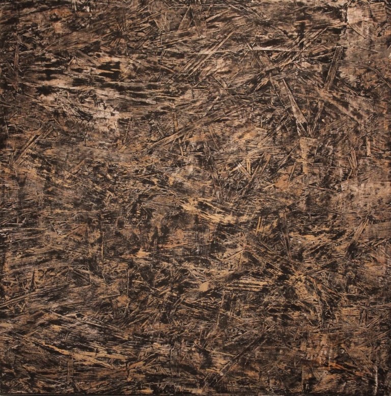Herbert Meusburger: o.T. (Acryl auf MDF), 2015