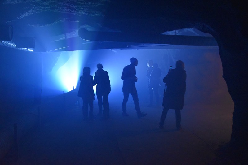 Im Stadtstollen: Installation von Frank Lüling