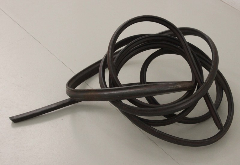 Markus Strieder: "Lignes", 2008, Stahl gewalzt