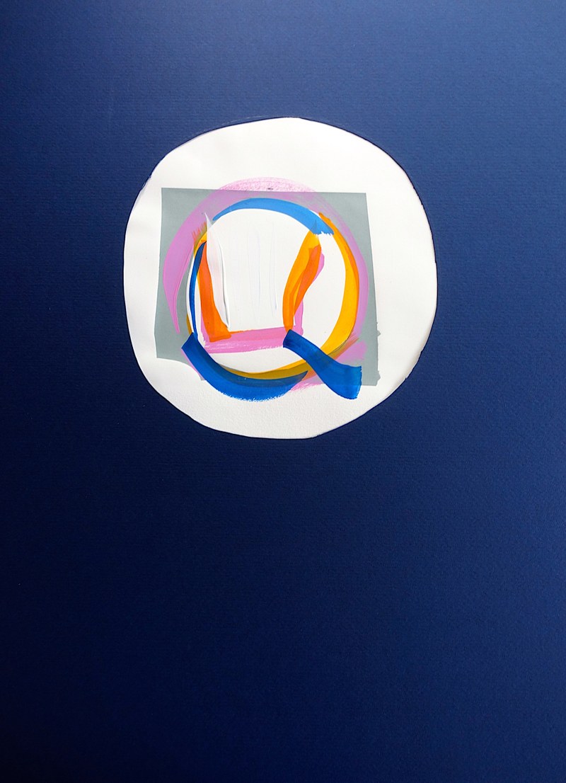 Hansjörg Quaderer: o.T. (Aquarell auf Papier), 2020