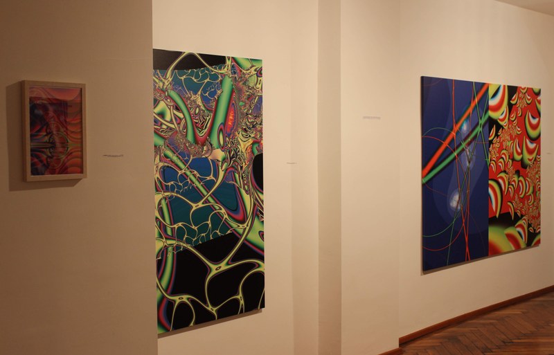 Blick in die Ausstellung von Werner Marxx Bosch