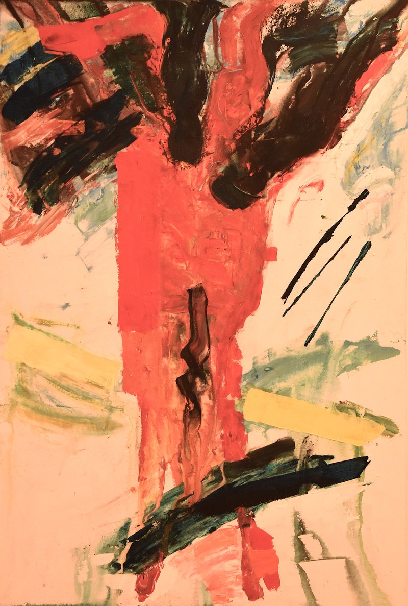 Martin Frommelt: Aus dem Zyklus "Baum", 2020, Acryl auf Holz (Foto: Karlheinz Pichler)