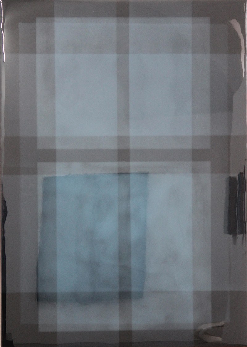 Dirk Salz: "Nr. 1980/2015". Pigmentiertes Resin auf Multiplex
