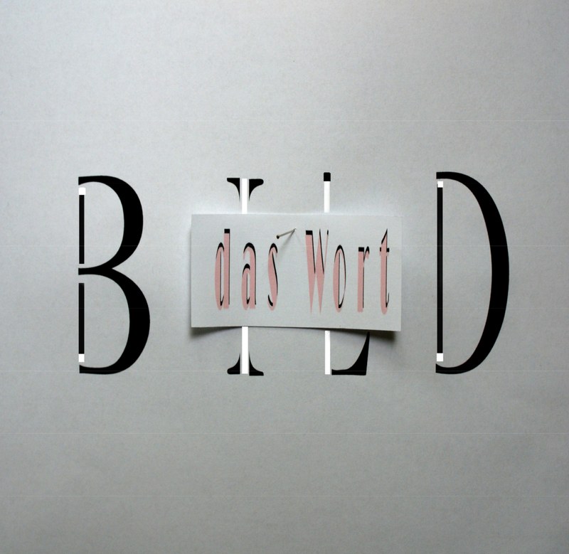 Das Wort  haftet am Bild, 50x50 cm, C-Print / 2015