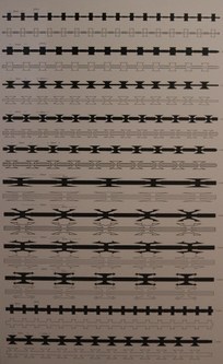 Ruth Schnell: Verletzende Muster, UV-Print auf Alu-Dibond, 2014