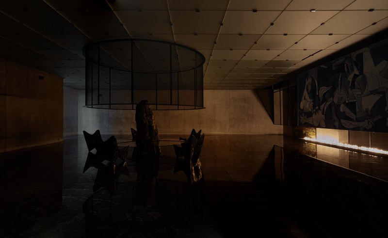Adrián Villar Rojas: The Theater of Disappearance, 2017, Ausstellungsansicht 2. OG, Kunsthaus Bregenz (Foto: Jörg Baumann, © Adrián Villar Rojas, Kunsthaus Bregenz)