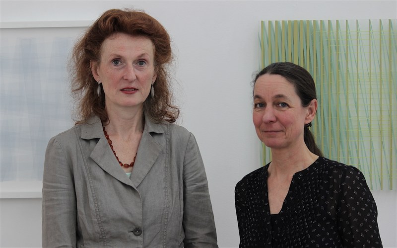 Edda Jachens und Gaby Terhuven in der Galerie Feurstein, Feldkirch (Fotos: Karlheinz Pichler)