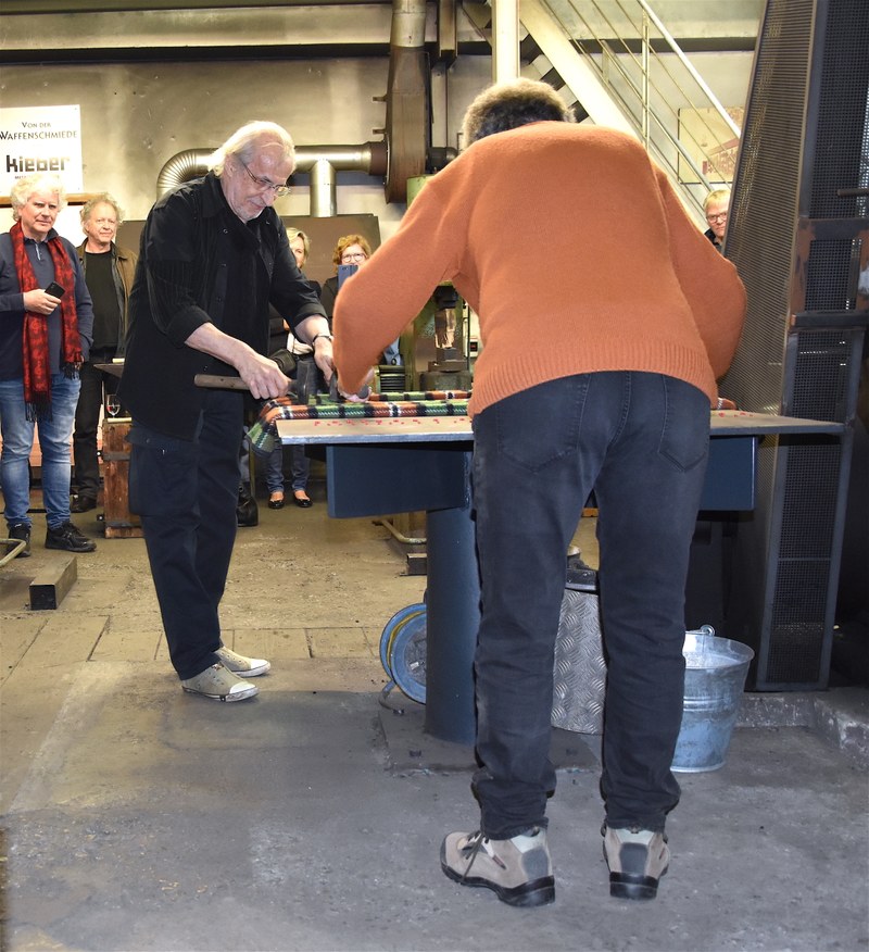 Das Duell der Giganten: Martin Hämmerle gegen Benny Gleeson (Fotos: Karlheinz Pichler)