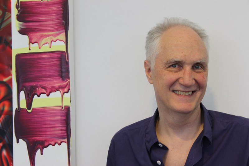 David Reed in der Galerie Häusler Contemporary Zürich (Alle Fotos: Karlheinz Pichler)