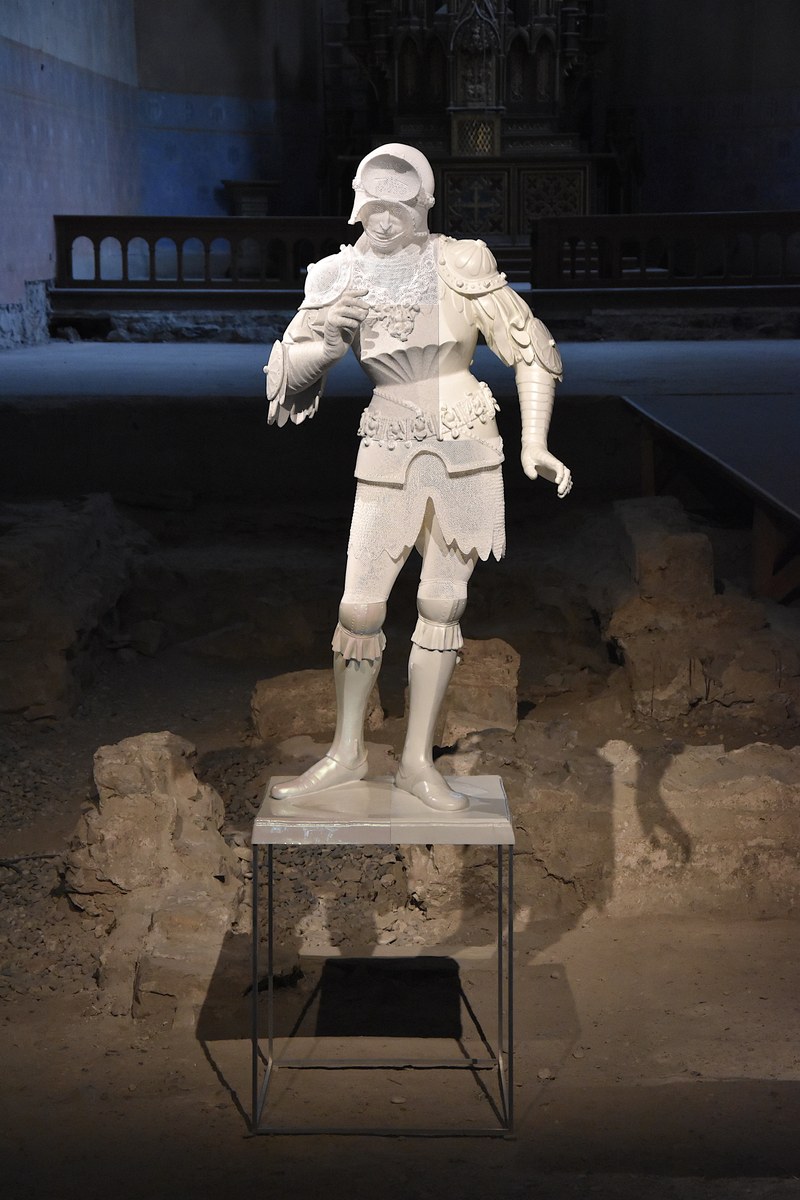 "Standbild" von Oliver Laric in der Johanniterkirche Feldkirch (Fotos: Karlheinz Pichler)