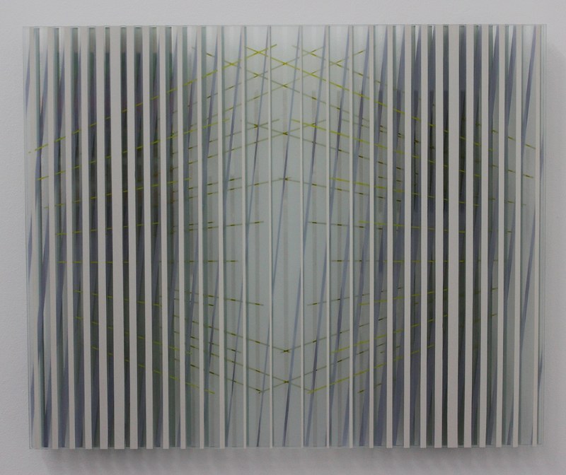 Gaby Terhuven: "G4". Öl und Glas