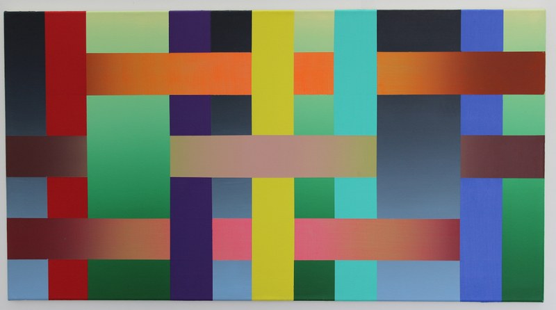 Ben Hübsch: "B 590", 2014 Acryl auf Leinwand