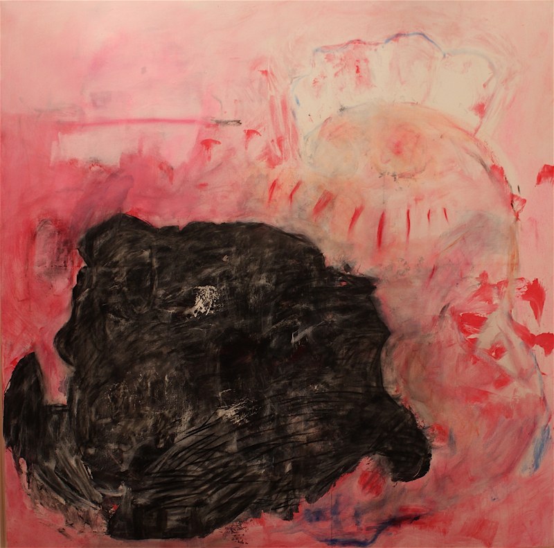 Harald Gmeiner: "o.T. ", 2017. Mischtechnik, Acryl auf Leinwand