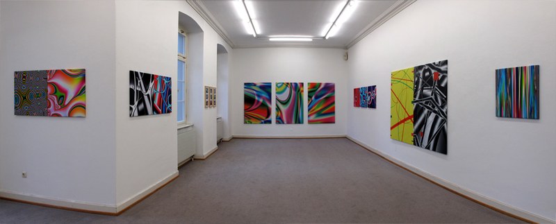 Blick in die Ausstellung von Werner Marxx Bosch