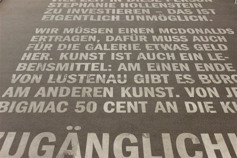 Sale On-Site: Der Teppich als Layout-Vorlage