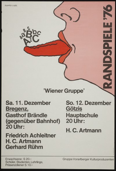Reinhold Luger: Plakat Randspiele, 1976