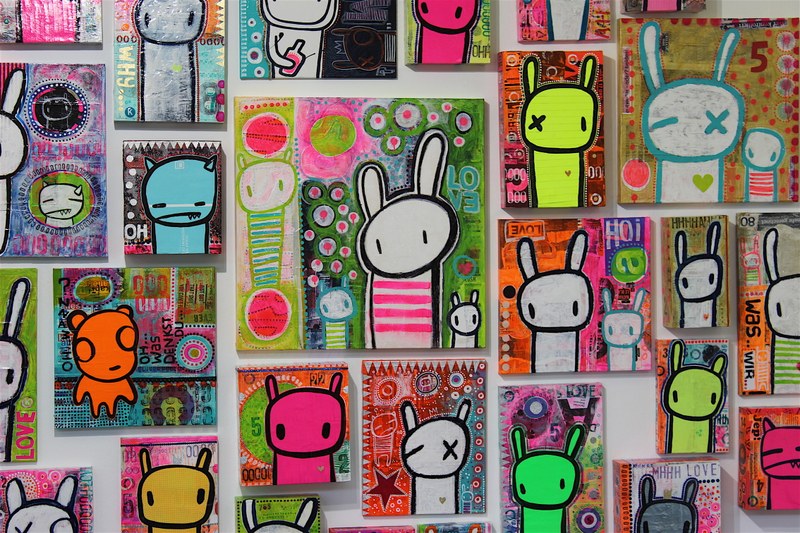 Arbeit von Viviana Chiosi (Detail) am Stand von Sam Scherrer Contemporary Zürich