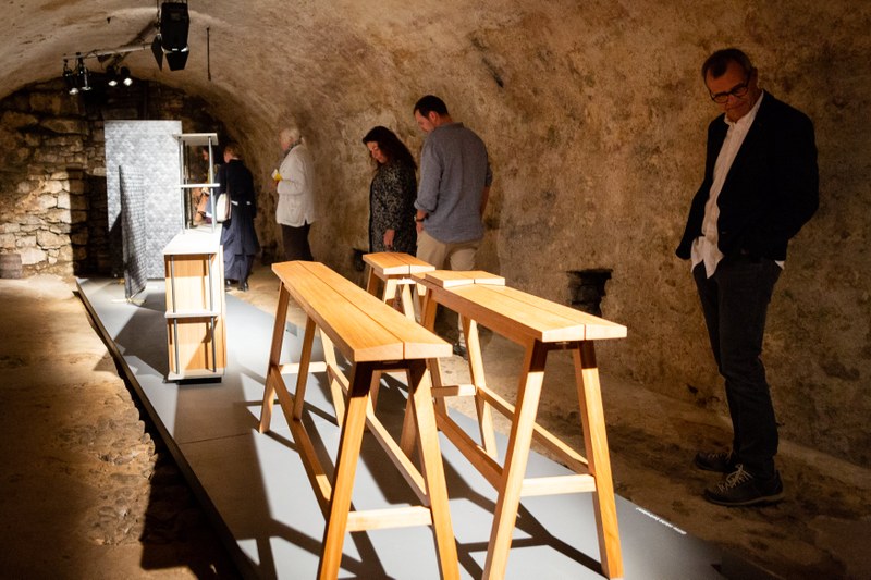 Auch alte Kellerräume dienen als Ausstellungsraum
