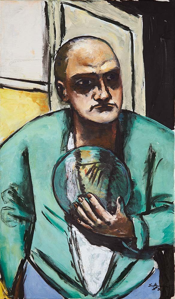 Max Beckmann: "Selbstbildnis mit Glaskugel" aus der Hilti Art Foundation