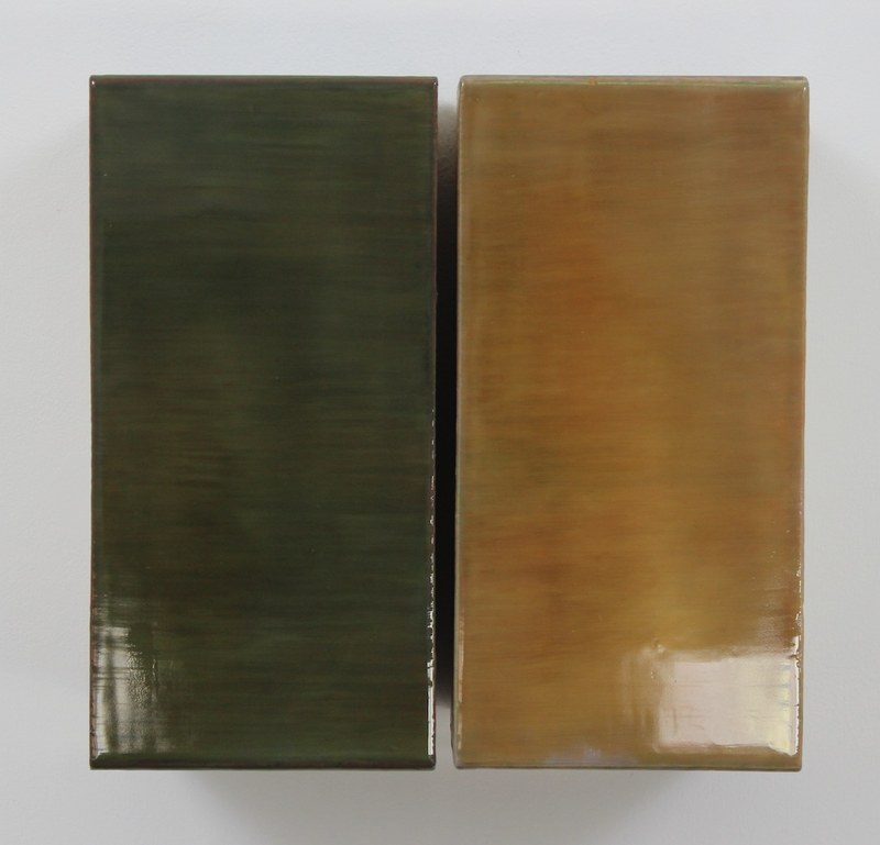 Günther Holder: F015, Leimholz, Acryl/Lackfarbe-zweiteilig