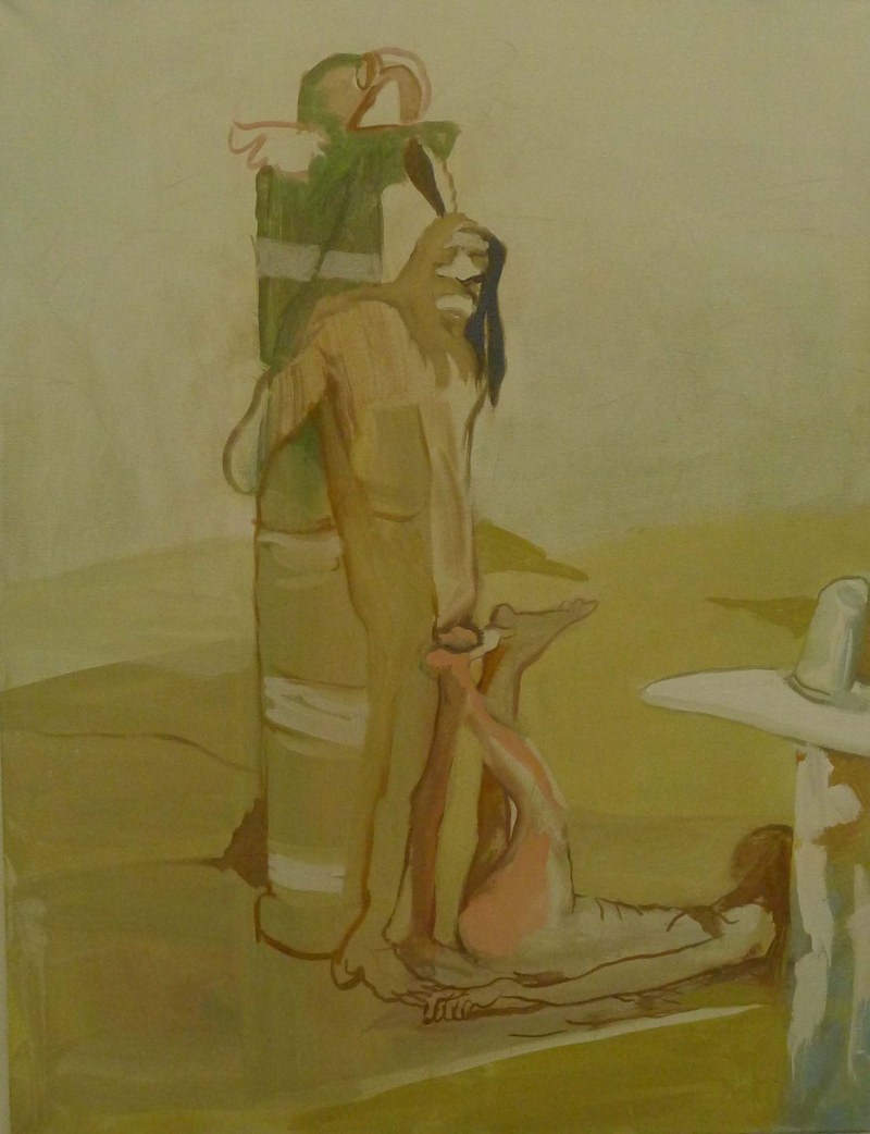 Siegfried Anzinger: Am Pfahl, 2011