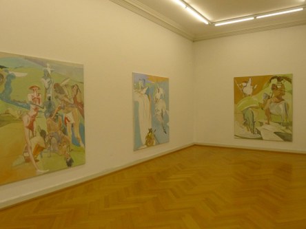 Siegfried Anzinger: Blick in die Ausstellung (Fotos: Kapi)