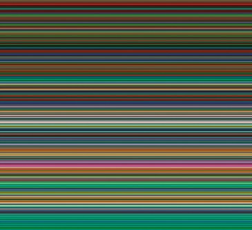 Gerhard Richter: Strip (927-7), 2012, Digitaler Druck, montiert zwischen Aluminium und Acrylglas 210 x 230 cm © Gerhard Richter, Köln 2013
