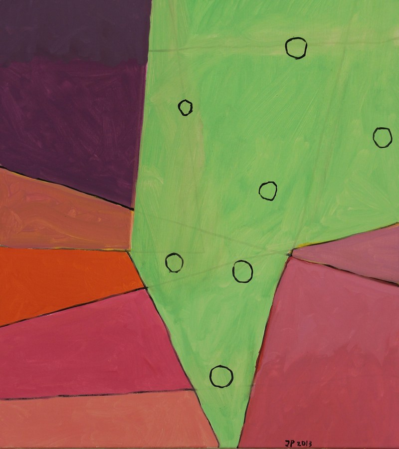 Jürgen Partenheimer: "Carmen - Die Sängerin", 2013, Öl auf Leinwand