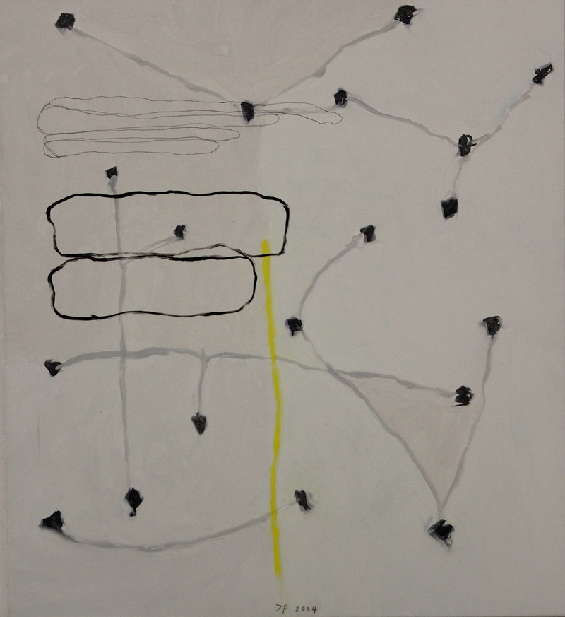 Jürgen Partenheimer: "Carmen", 2004, Öl auf Leinwand