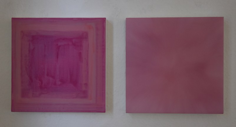 Roswitha Buhmann: Hauch.Zart. Räume der Erinnerung in Rosa, 2019
