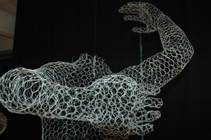 Rainer Wolf: "Kopflose Menschen", 2015 (Detail)