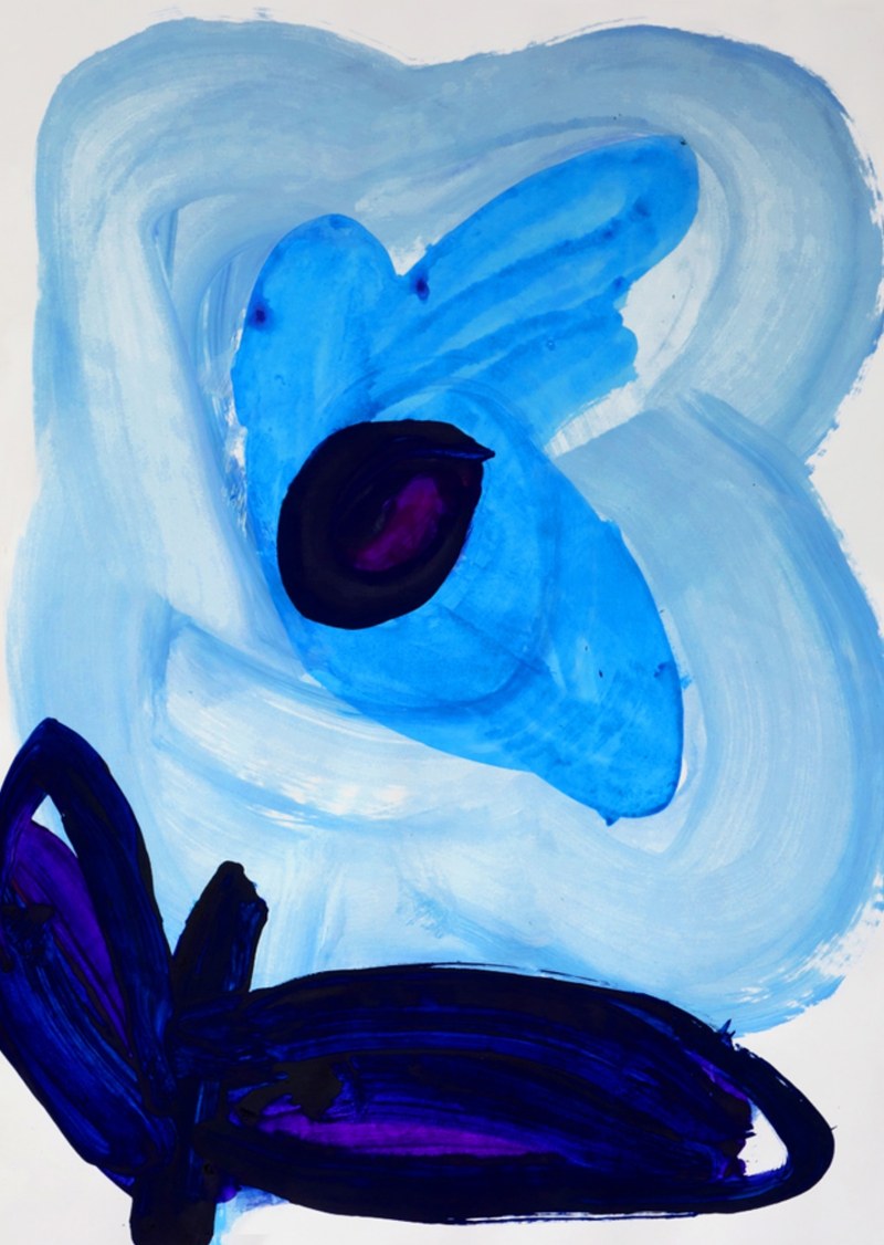 Marina Koldobskaya: The Big Cloud, 2017, Acryl auf Papier