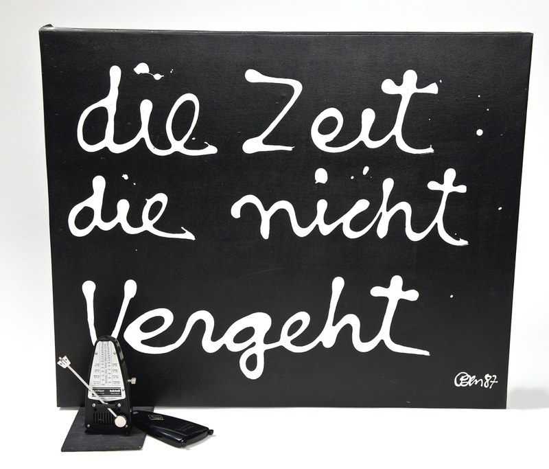 Ben Vautier: "Die Zeit die nicht vergeht", 1987 (Galerie Thalberg, Zürich)