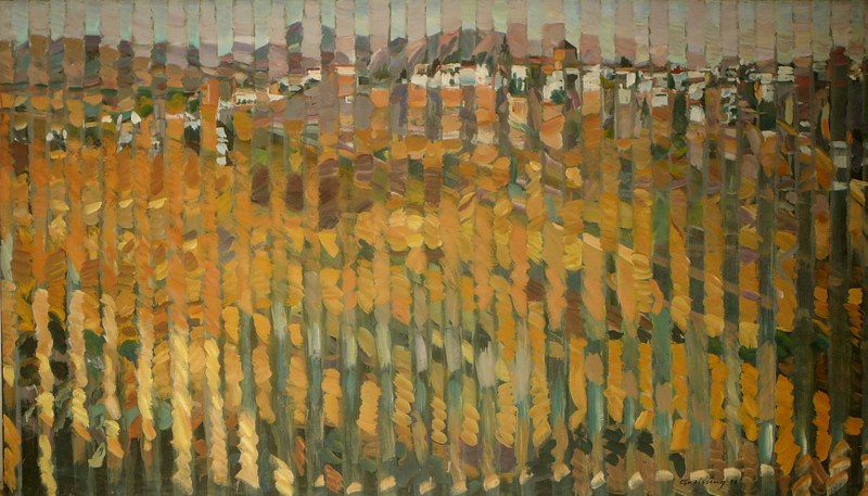Heinz Greissing - 91. Ronda von Ost nach West, 160 x 280,1991