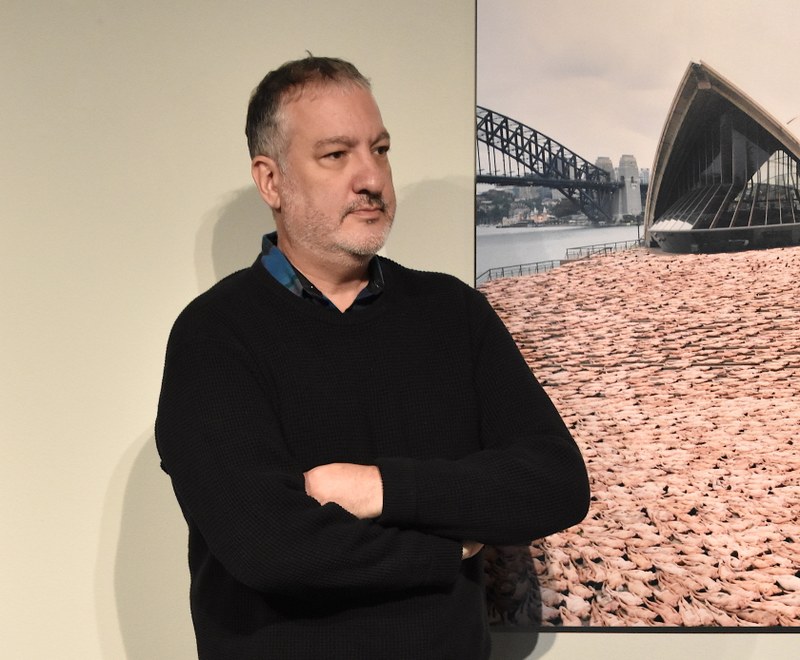Spencer Tunick im FLATZ Museum (Foto: Karlheinz Pichler)