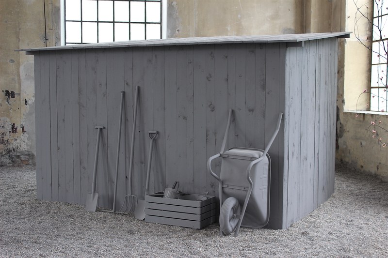Hans Op de Beeck: Geräteschuppen als Videoraum