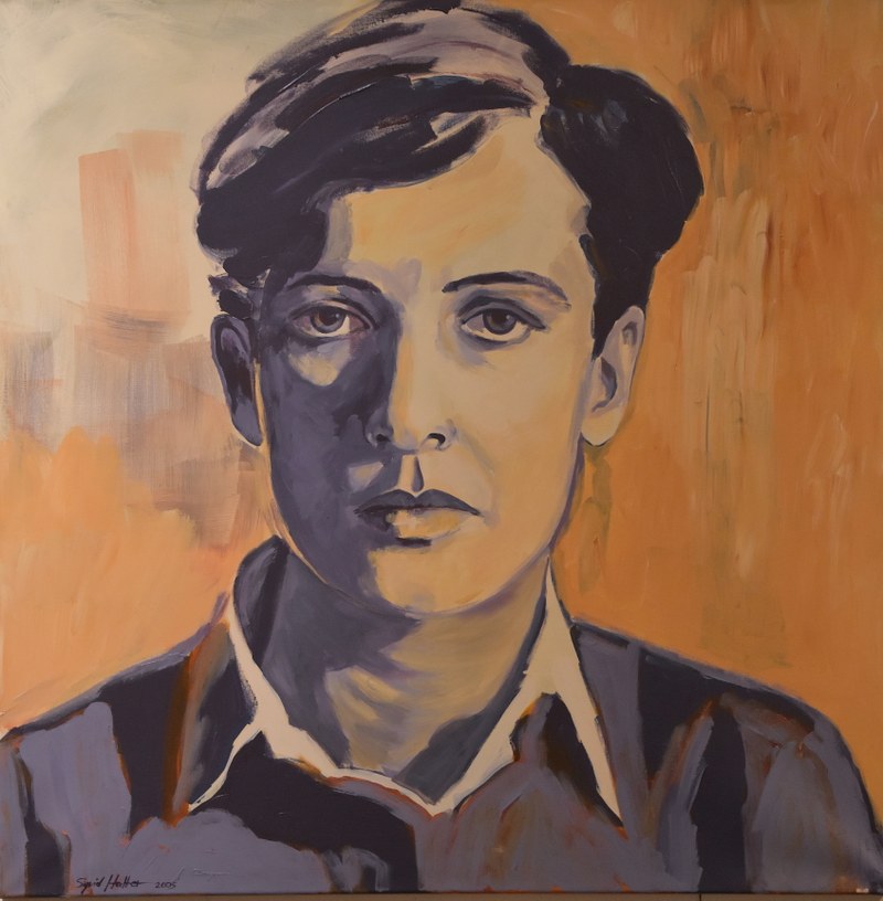 Sigrid Hutter: Annemarie Schwarzenbach, Acryl auf Leinwand, 2005