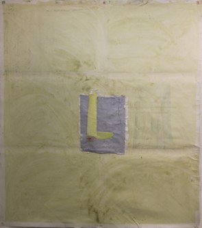 Christoph Luger: Ohne Titel, 2016, Leimfarbe auf Papier, 265 x 200