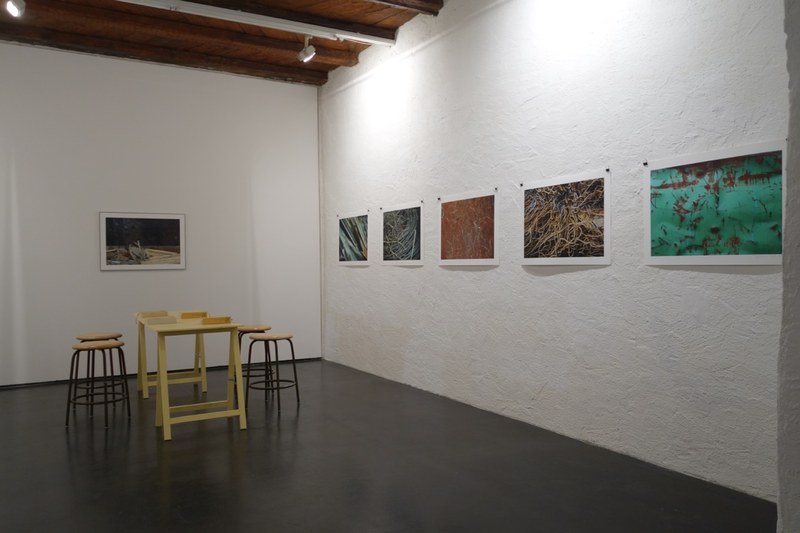 Der „KunstLeseRaum“ - gesponsert von der Impulse Privatstiftung - überrascht mit Bildern aus einem Wertstoffhof, die, vom Kontext befreit, das Auge mit leuchtenden Farbkompositionen erfreuen.