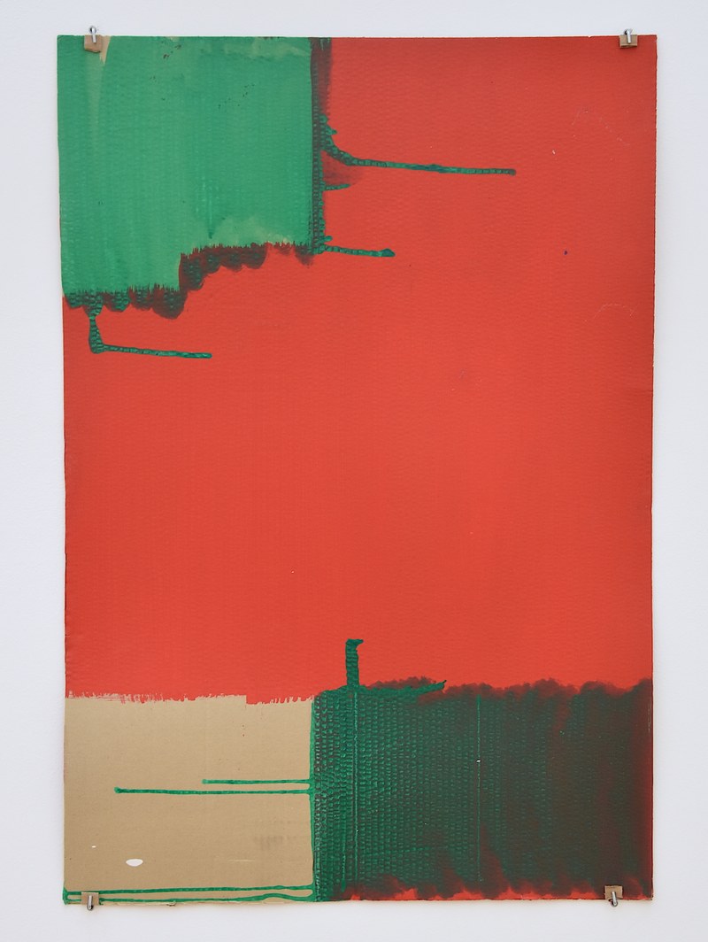 Alexander Wagner: Ohne Titel, Acryl auf Pappe, 2022 (Foto: Karlheinz Pichler)