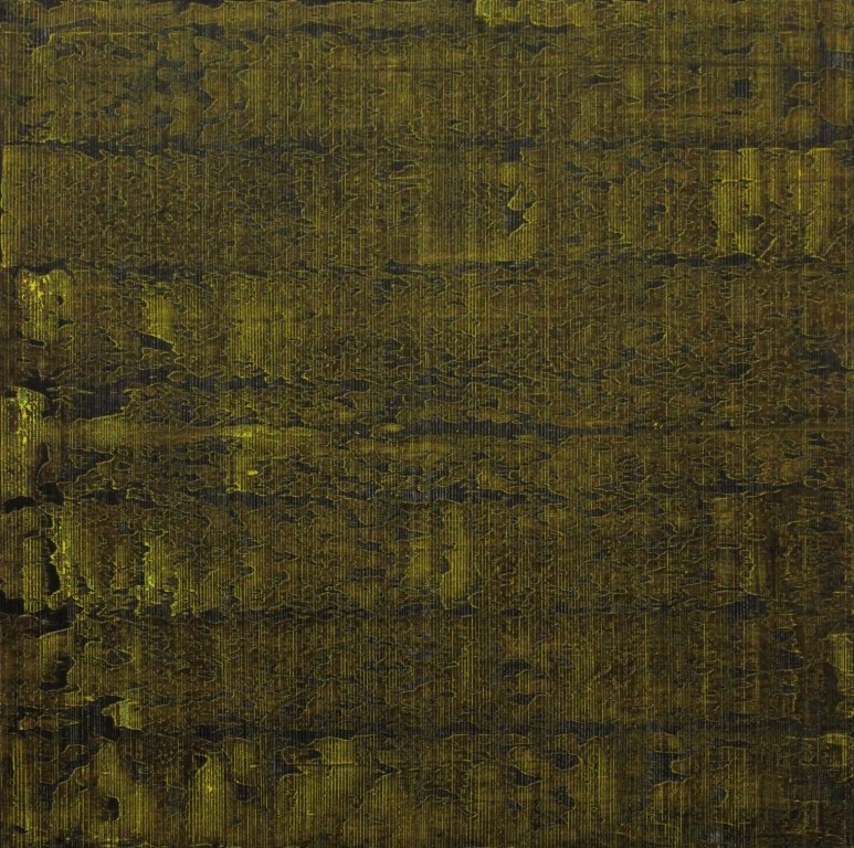 Michael Kravagna: o.T., 2014, Öl auf Leinwand, 95x95 cm