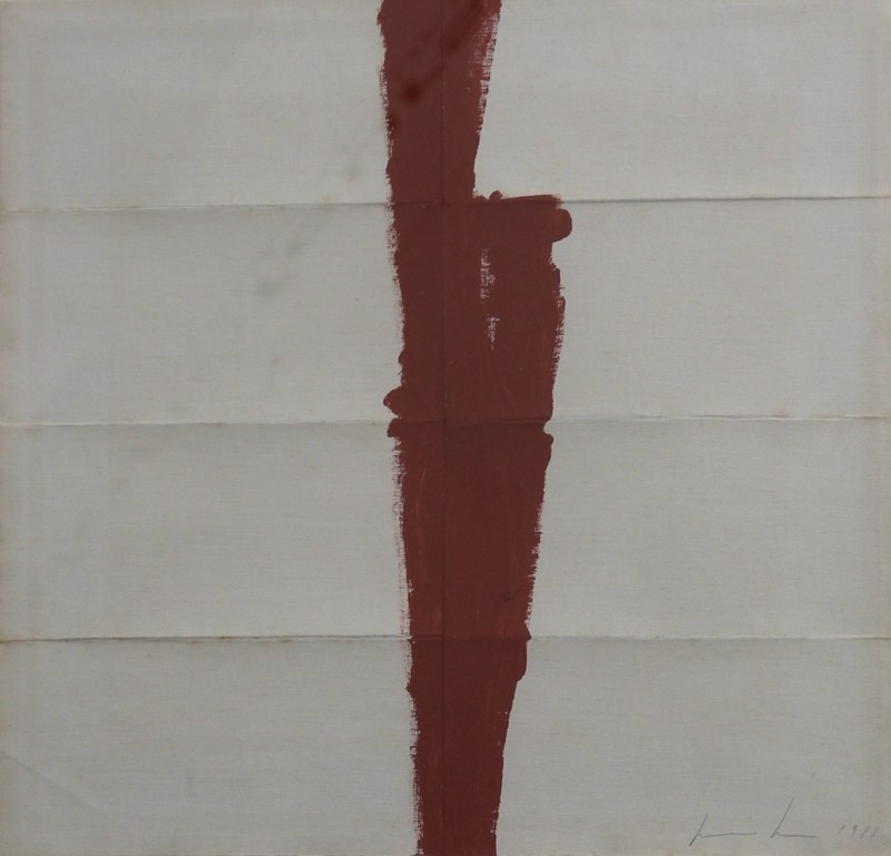 James Brown: O.T.: übermalte frz. Landkarten, 1988