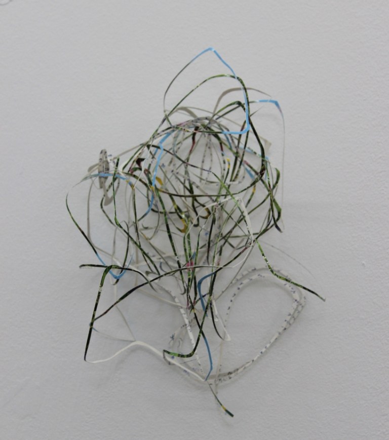Heike Weber: Grüsse aus Wien, 2008. Postkarte geschnitten