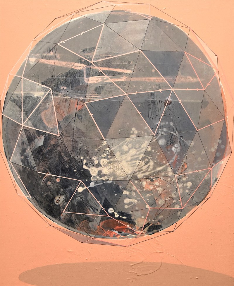 Suzana Brborovic: "Jena," 2017. Acryl u. Tinte auf Leinwand