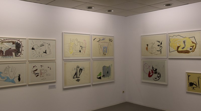 Gesine Probst-Bösch: Blick in die Dock 20 Ausstellung (© Karlheinz Pichler)