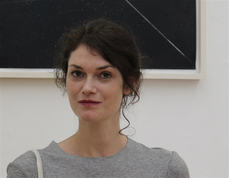 Künstlerin Liddy Scheffknecht bei der Vernissage (Fotos: Karlheinz Pichler)