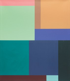 Franz Türtscher: Farbfelder, 2012, Acryl auf Leinen